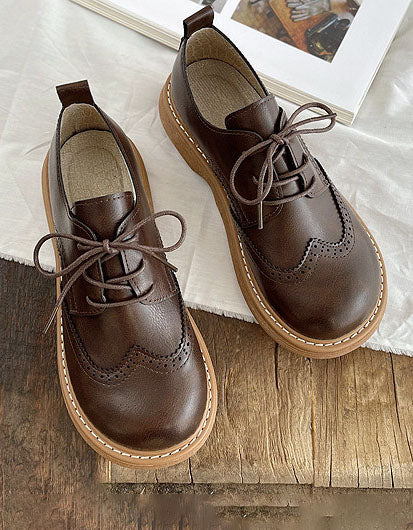 Liza sko til kvinder – elegante Oxford Richelieu med brogue-detaljer og komfort