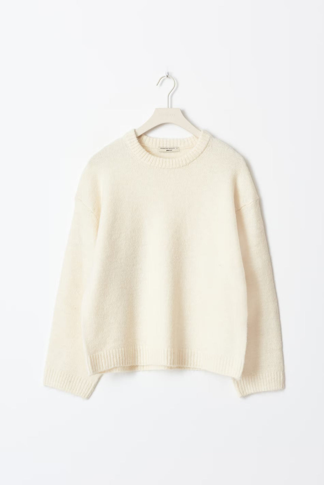 Amelie Pull Oversize Femme – Tricot Doux avec Col Rond et Manches Ballon Élégantes
