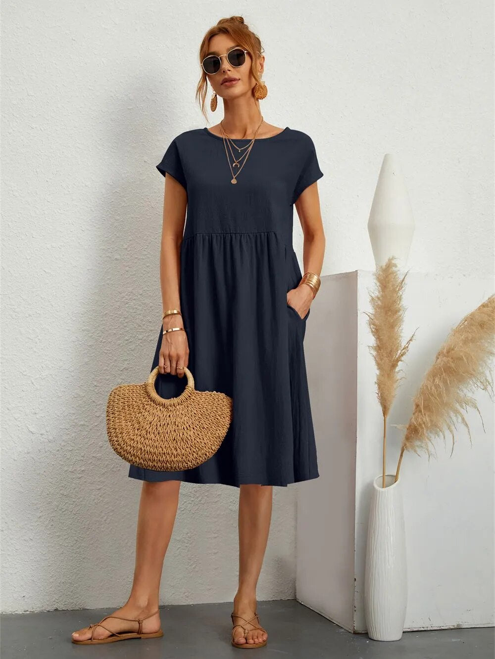 Robe Élégante Femme Sol – Design Maxi Intemporel avec Coupe Flatteuse & Finition de Luxe