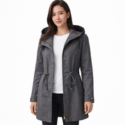 Zaria Parka Longue Femme – Parka Hivernale avec Capuche Intégrée, Doublure Chaude & Poches