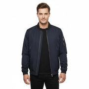 Zenio Bomber Men Essensio – Lightweight Water-Repellent Jacket with Zip & Ribbed Finishes