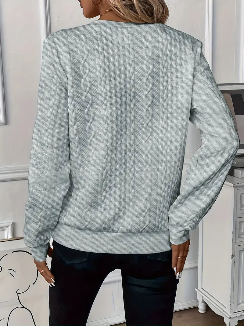 Amora Pull Femme en Maille Douce – Confort Quotidien & Élégance Décontractée