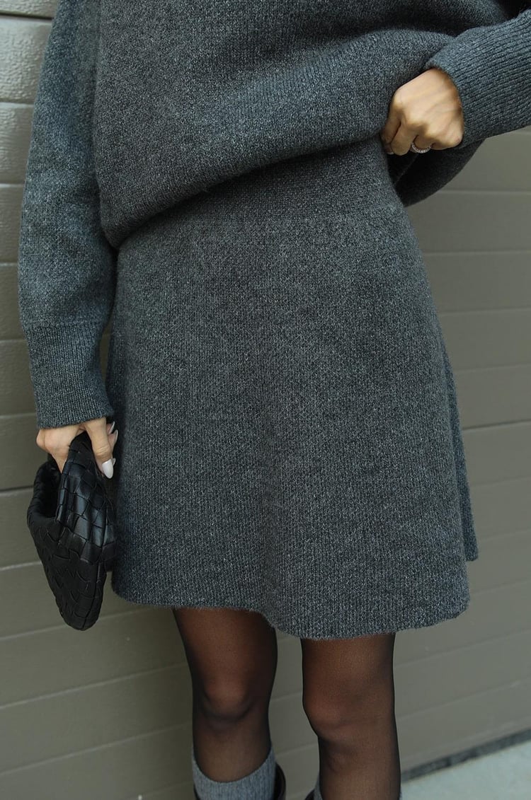Conjunto Lucie para mujer: Conjunto de otoño de lana suave, cómodo y elegante