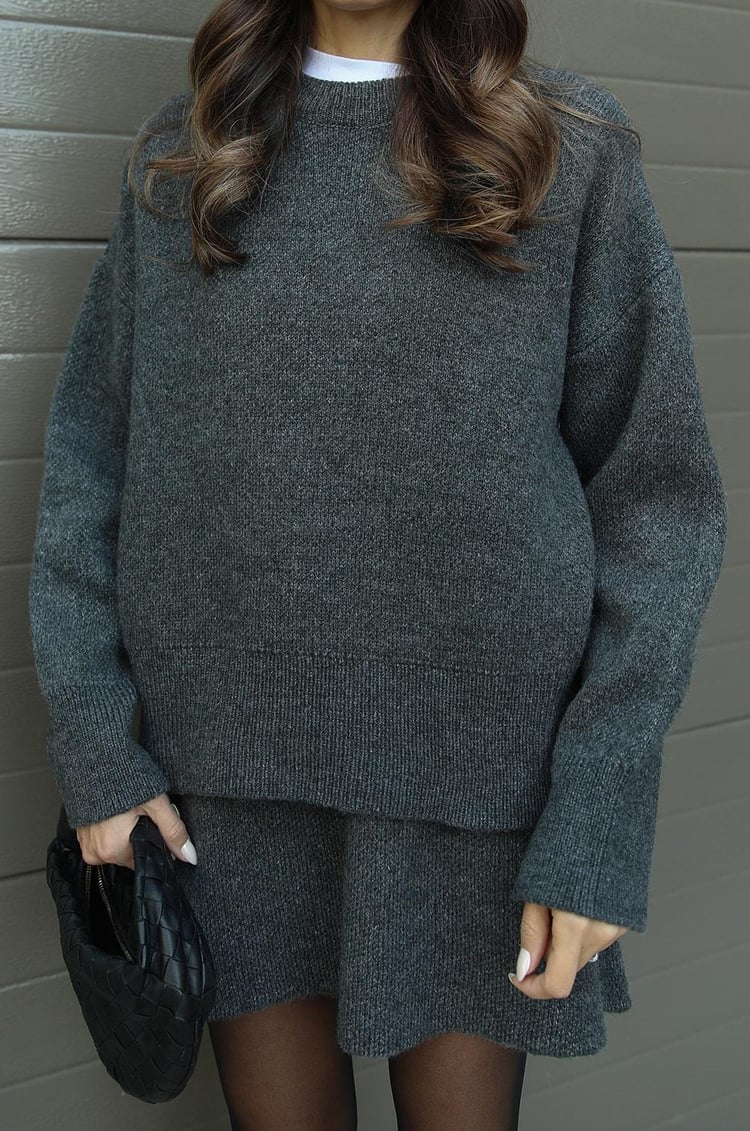Conjunto Lucie para mujer: Conjunto de otoño de lana suave, cómodo y elegante