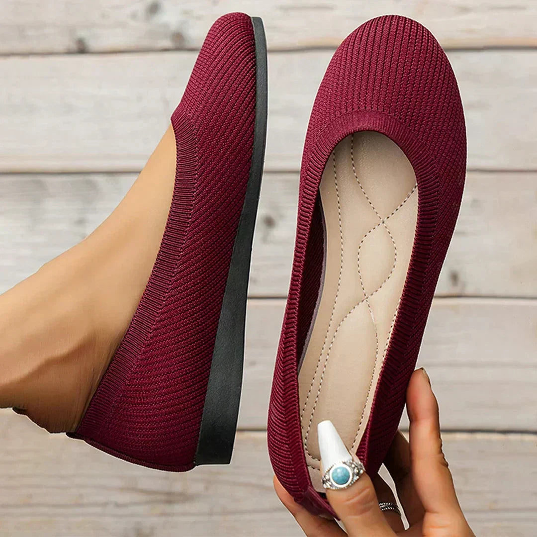 Karen Women's Moccasins - Comode ballerine in mesh con materiale traspirante e di design della luce