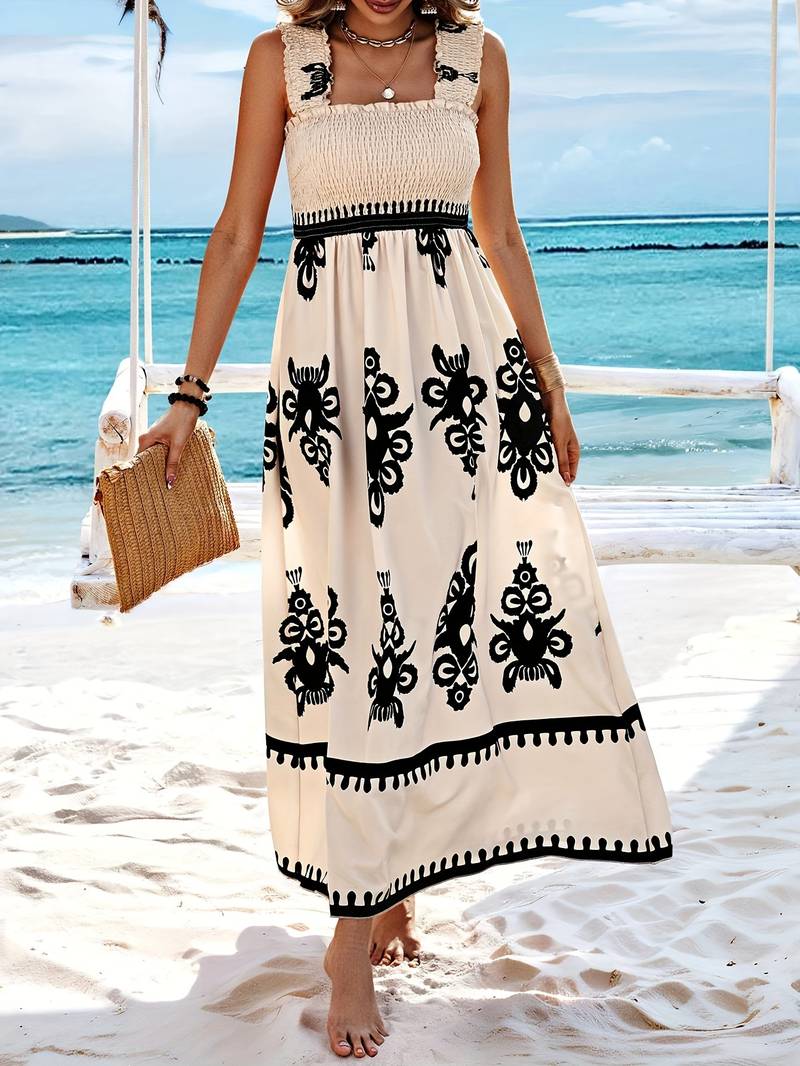 Sophie Robe Maxi Femme – Style bohème, coupe fluide flatteuse & confort léger
