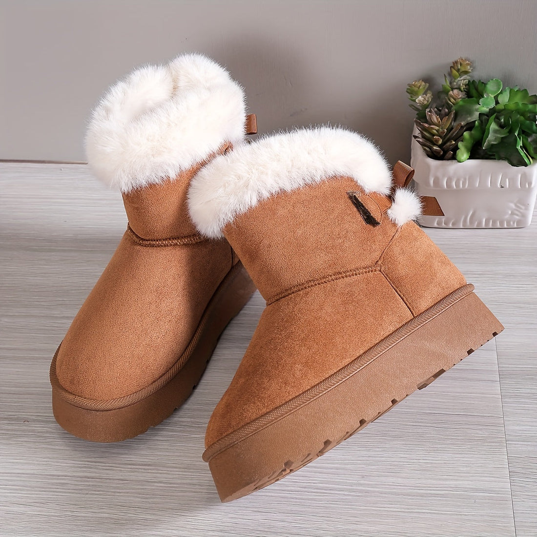 Zainab Bottes Hiver Femme – Doublure Thermique Chaude & Semelle Antidérapante Confortable