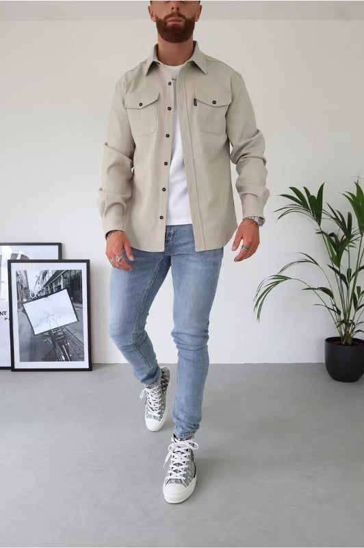 Owen Homme Surchemise – Chemise Décontractée Polyvalente avec Style Moderne & Confort