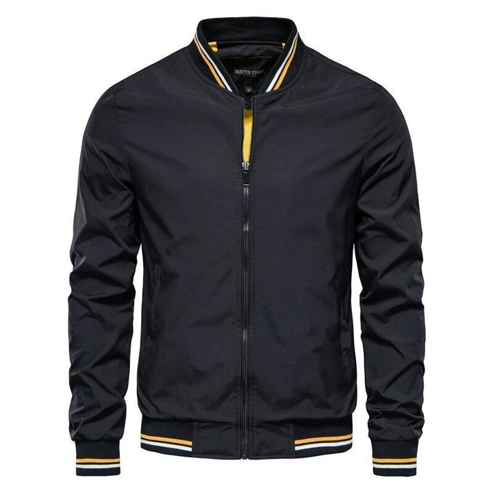 Men's Elmo Blouson – Modern Bomber Jacket with Baseball Collar, Lightweight and Stylish for Mid-Season