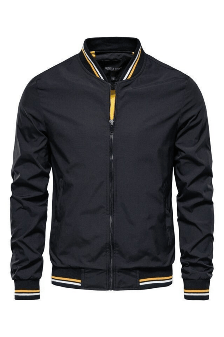 Men's Elmo Blouson – Modern Bomber Jacket with Baseball Collar, Lightweight and Stylish for Mid-Season