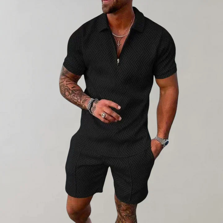 Set estivo maschile di Oliver - cotone e lino, leggero ed elegante comfort