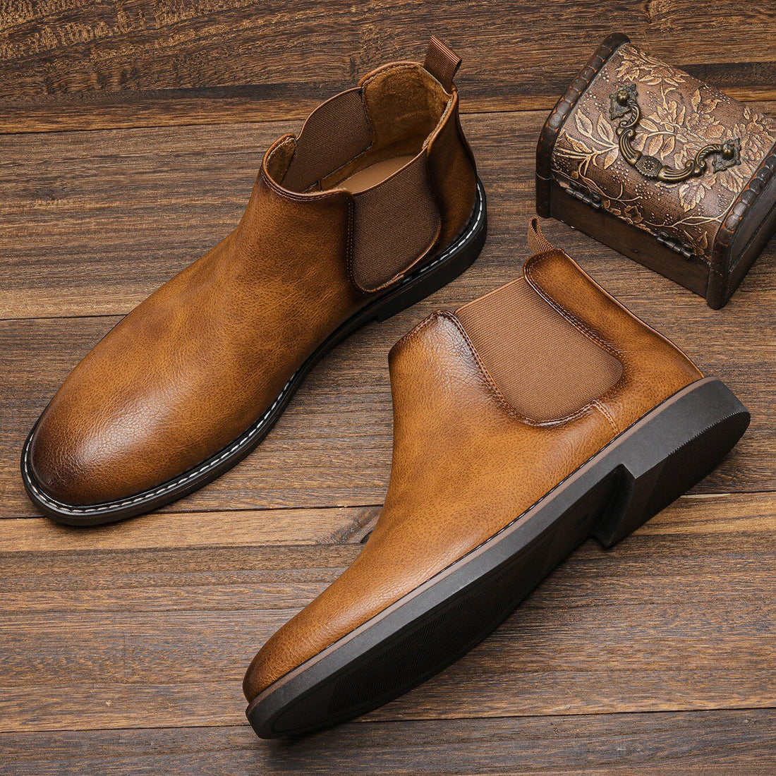Marlon Bottes Homme – Bottes Élégantes en Cuir pour un Style Moderne et Confort Durable