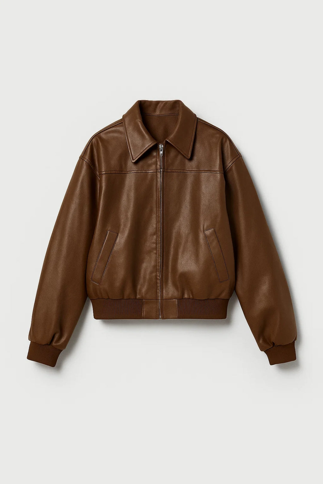 Evangeline Kurtka Bomber Damska – Krótka Kurtka Zimowa z Kołnierzem Koszulowym i Nowoczesnym Krojem