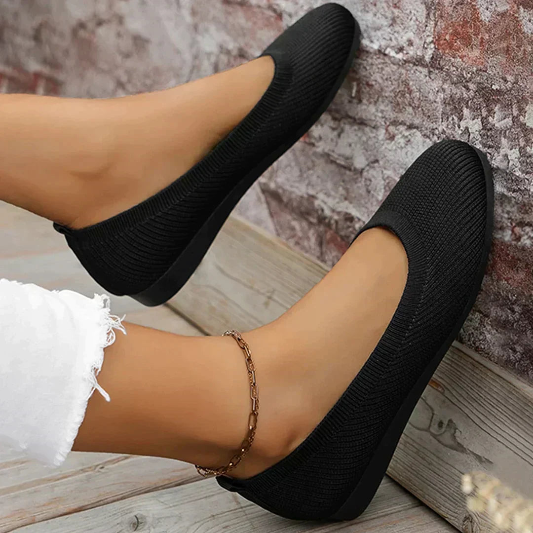 Karen Women's Moccasins - Comode ballerine in mesh con materiale traspirante e di design della luce