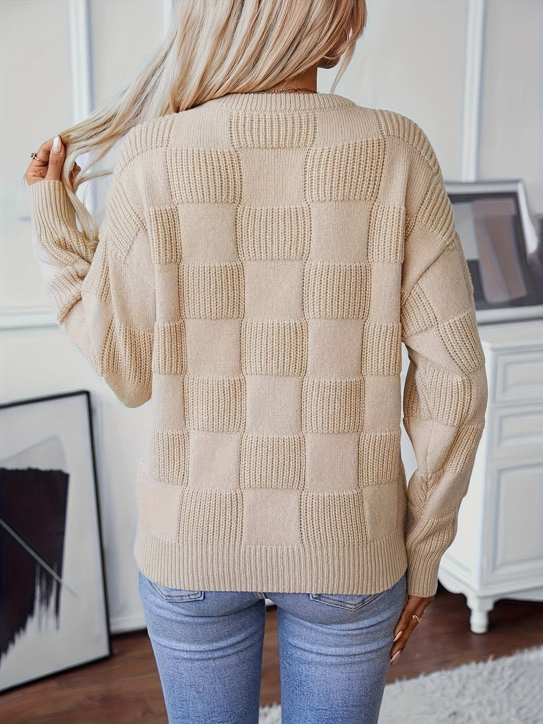Isabella Pull Femme – Tricot Doux Élégant à Coupe Classique & Style Chic Automne/Hiver