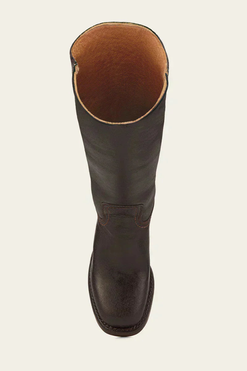 Botas Western Shaina para Mujer – Botas Altas con Tacón Cuadrado con Aspecto de Cuero y Estilo Icónico