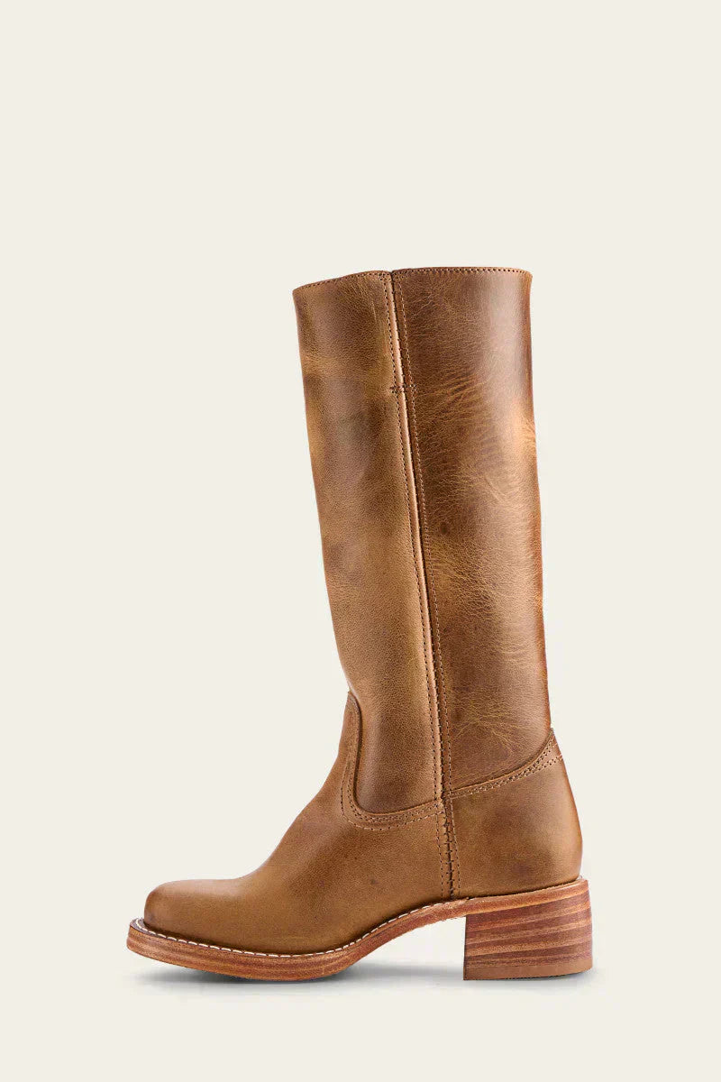 Botas Western Shaina para Mujer – Botas Altas con Tacón Cuadrado con Aspecto de Cuero y Estilo Icónico