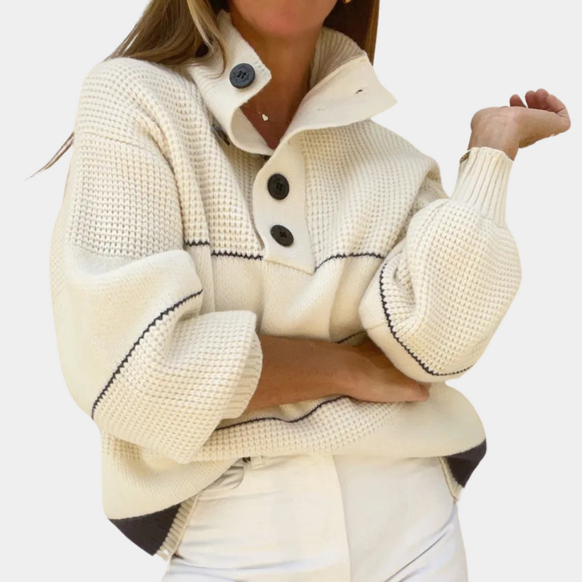 Elena Suéter Mujer Elegante – Tejido Atemporal Cómodo para Looks Casual y Chic