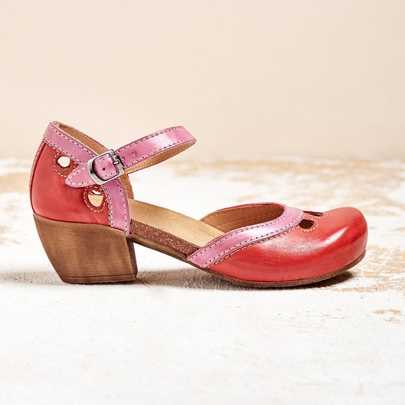 Sandali femminili Mina - Sandali ortopedici estivi con taglio triplo ed elegante