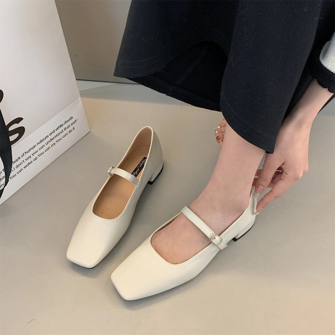 Cyril Zapatos de Tacón Plano para Mujer – Diseño elegante y cómodo con suela suave y flexible
