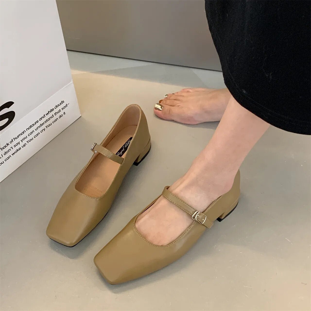 Cyril Zapatos de Tacón Plano para Mujer – Diseño elegante y cómodo con suela suave y flexible