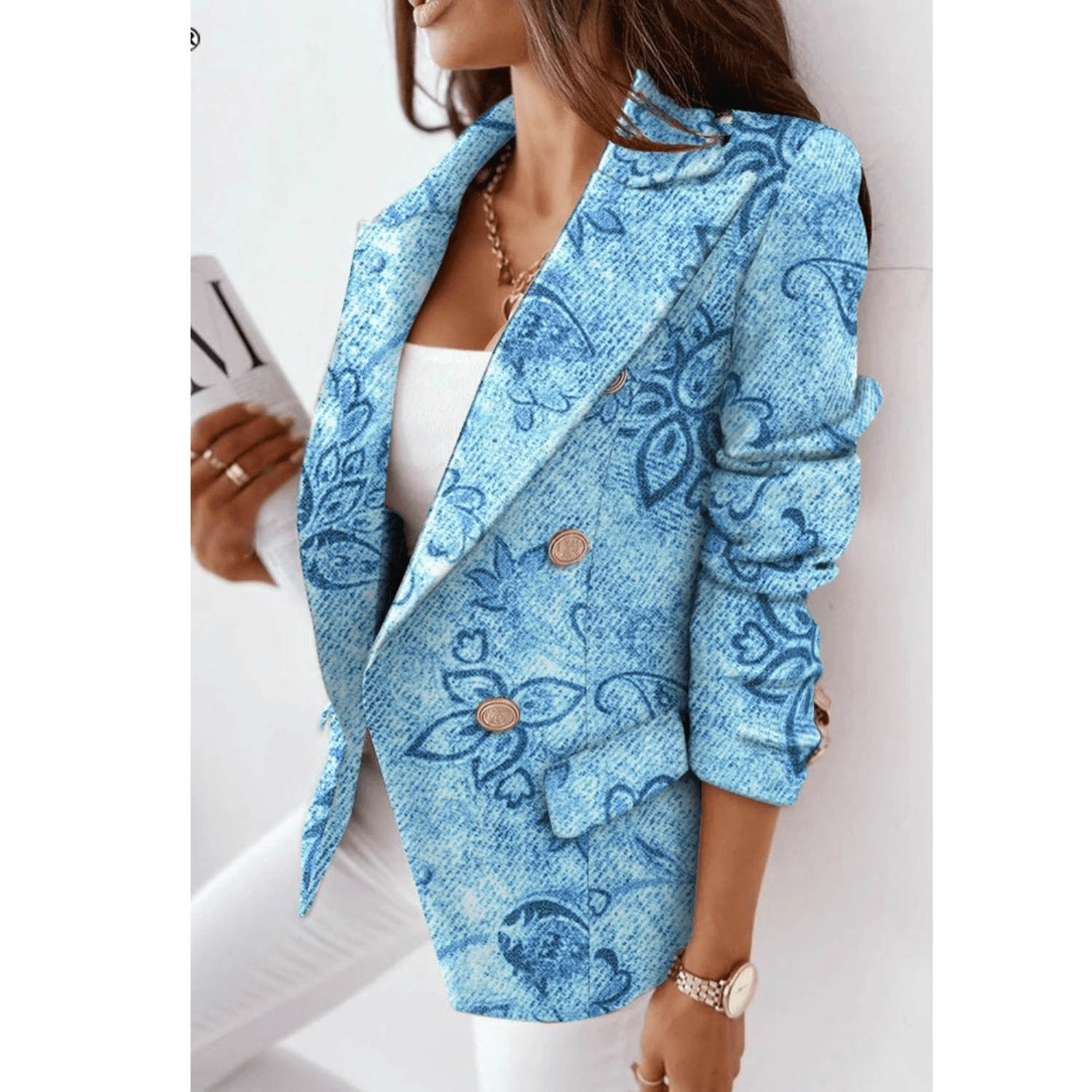 Marie Blazer Damen – Taillierte Blazerjacke mit Reverskragen aus elegantem Premiumstoff