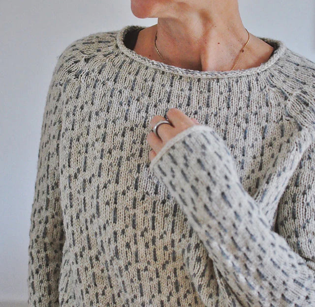 Samira Pull Femme – Pull Gris Élégant à Manches Longues, Style Chic & Confortable