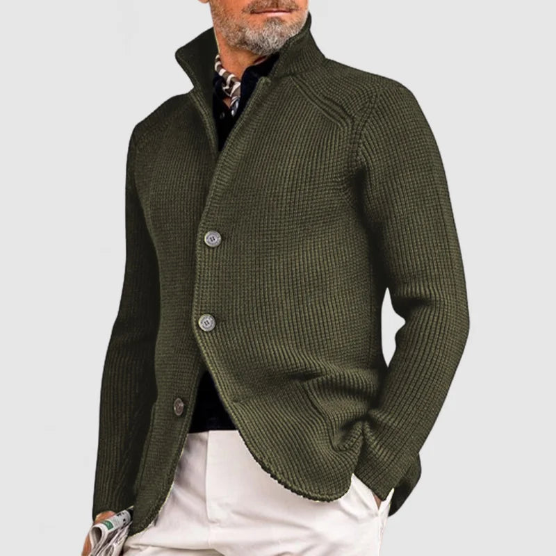 Francois Cardigan Homme – Gilet Élégant en Laine Douce et Confortable au Style Classique