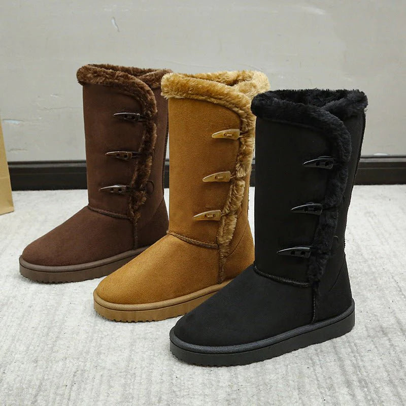 Emily Botas de Invierno para Mujer – Zapatos Cálidos y Cómodos con Forro Suave y Suela Antideslizante