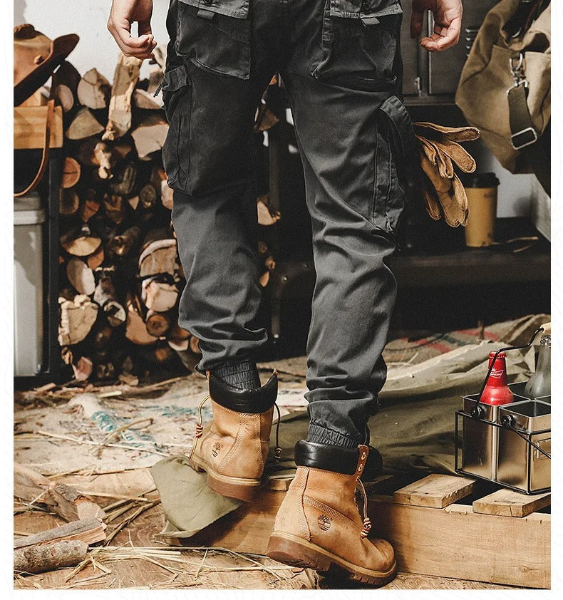 David Pantalon Homme – Pantalon Cargo Stretch avec Spandex Confortable & Polyvalent