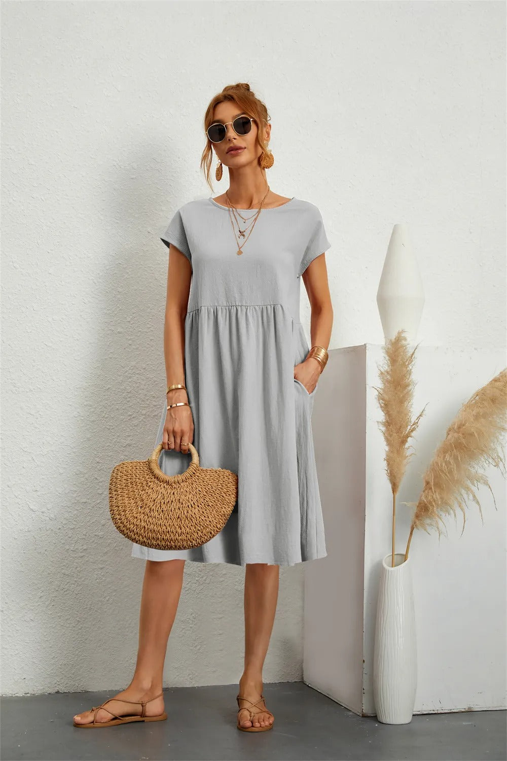 Robe Élégante Femme Sol – Design Maxi Intemporel avec Coupe Flatteuse & Finition de Luxe