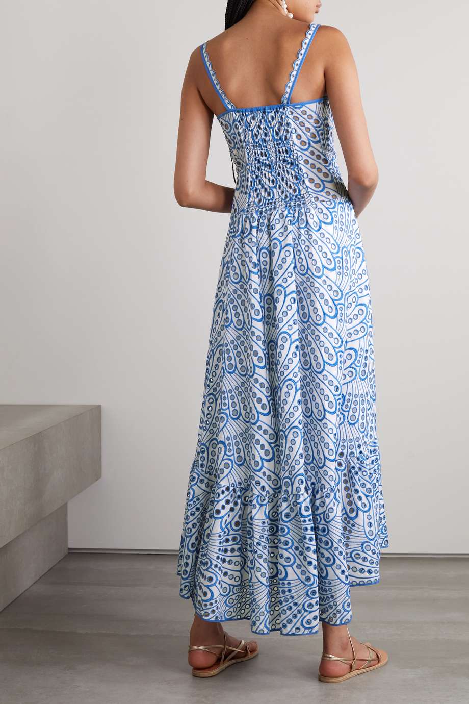 Bryne Maxi Domen's Dress - Ricamo in cotone, Summer Boemian Look & Aerial Comfort