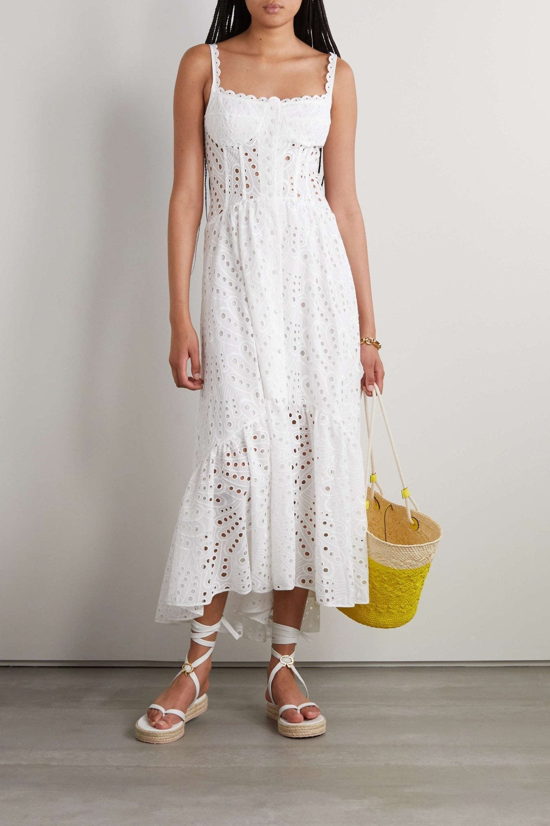 Bryne Maxi Domen's Dress - Ricamo in cotone, Summer Boemian Look & Aerial Comfort