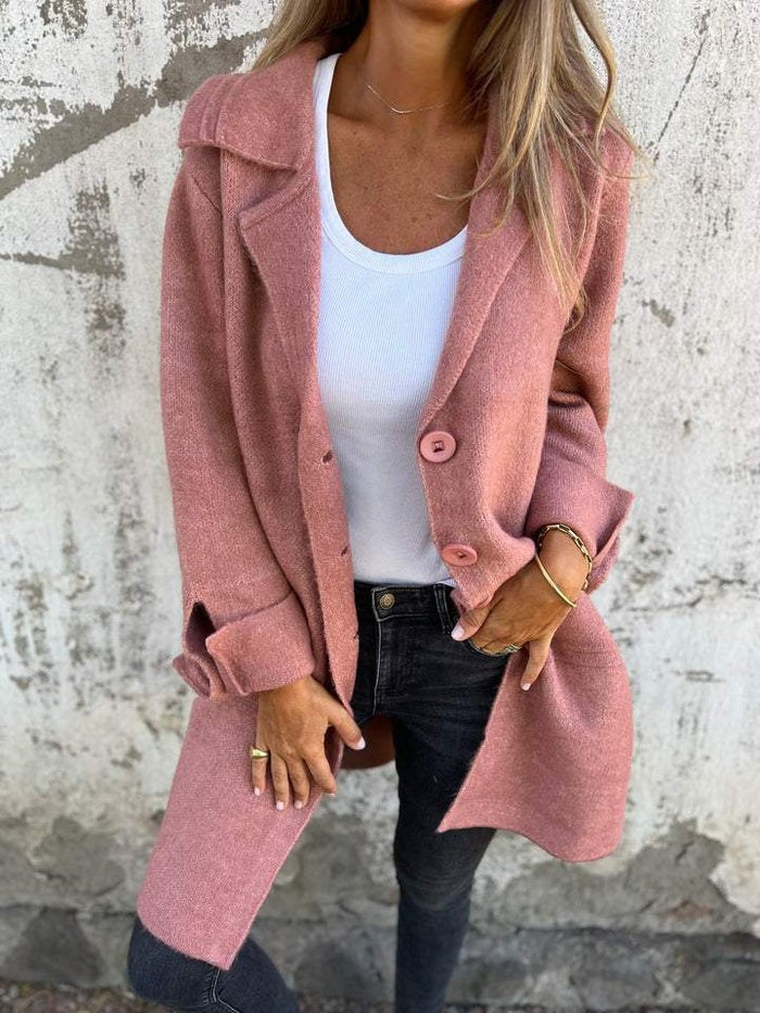 Sophie Femme Manteau Printemps – Manteau en Laine Premium Élégant & Léger pour Mi-Saison