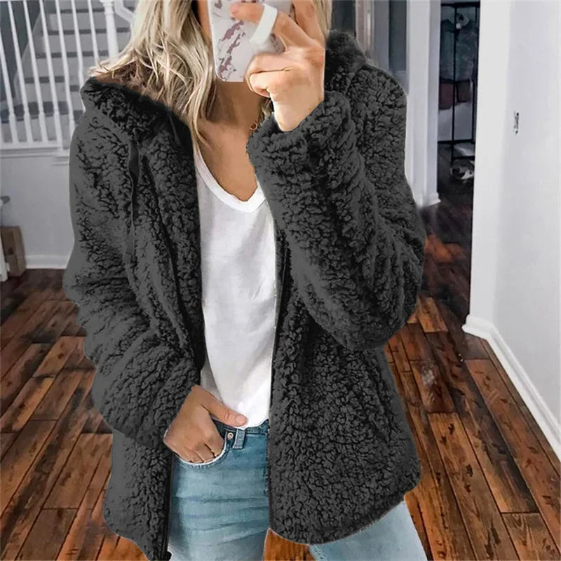 Olivia Cardigan Femme – Gilet en Molleton Doux Confortable & Élégant au Quotidien