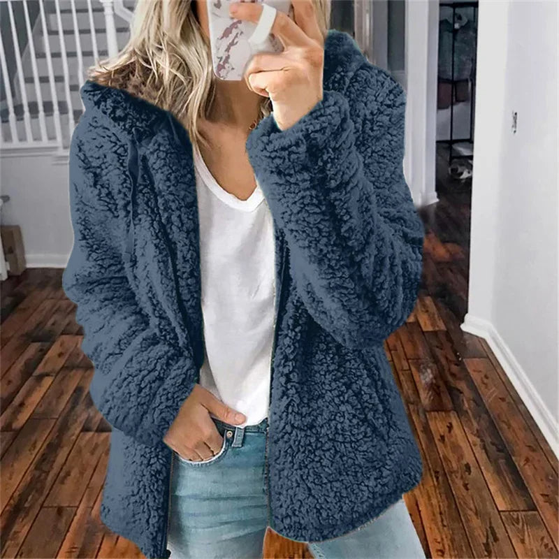 Olivia Cardigan Femme – Gilet en Molleton Doux Confortable & Élégant au Quotidien