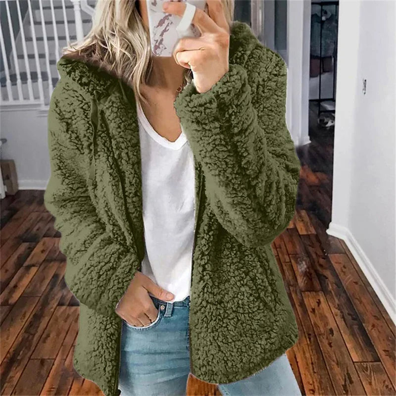 Olivia Cardigan Femme – Gilet en Molleton Doux Confortable & Élégant au Quotidien