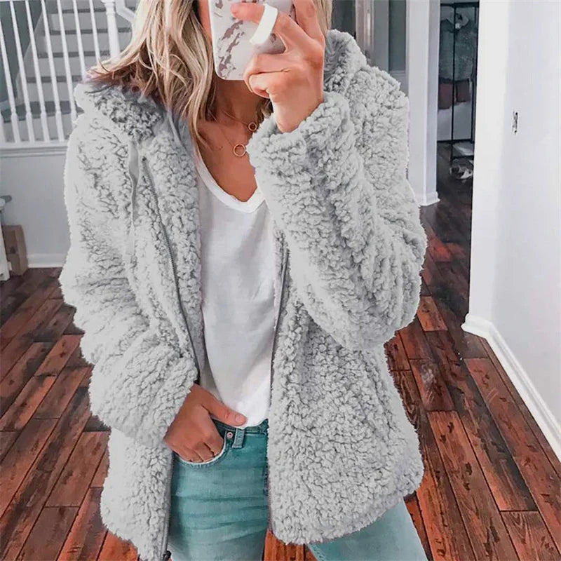 Olivia Cardigan Femme – Gilet en Molleton Doux Confortable & Élégant au Quotidien