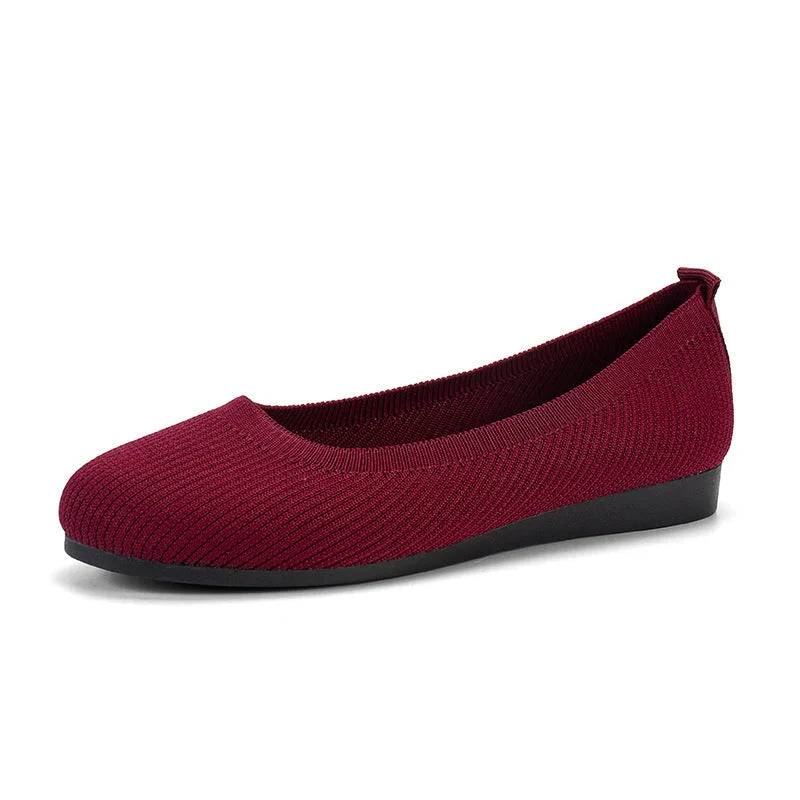 Karen Women's Moccasins - Comode ballerine in mesh con materiale traspirante e di design della luce