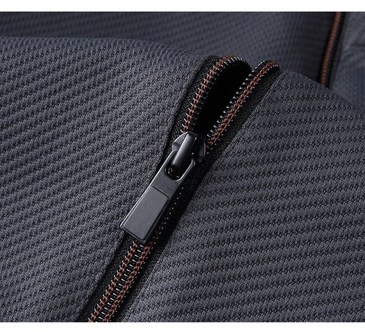 Reynold Elegant Men's Tracksuit – Premium Zipped Set with Fitted Pants & Breathable Fabric