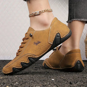 Rome Scarpe Casual con Lacci da Uomo – Design basso con suola testurizzata e cuciture a contrasto