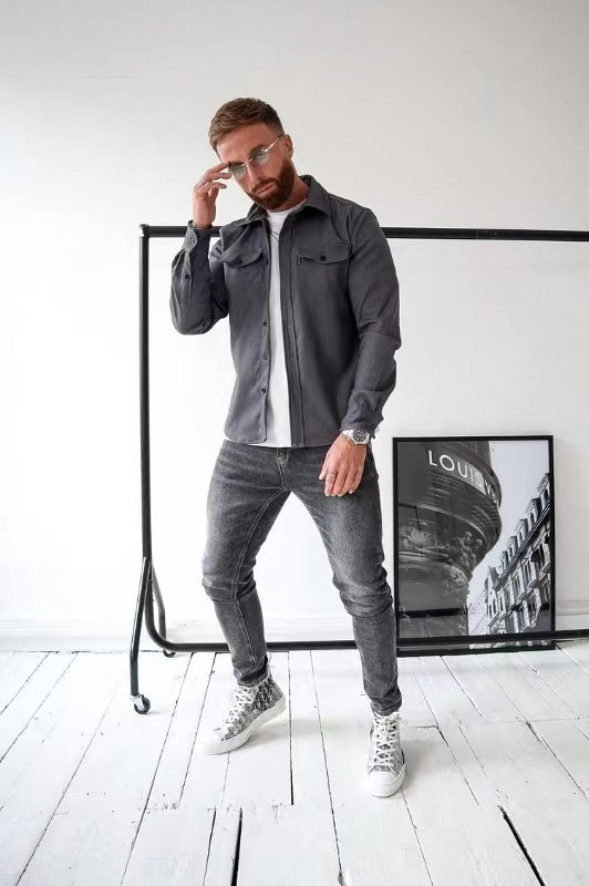 Owen Homme Surchemise – Chemise Décontractée Polyvalente avec Style Moderne & Confort