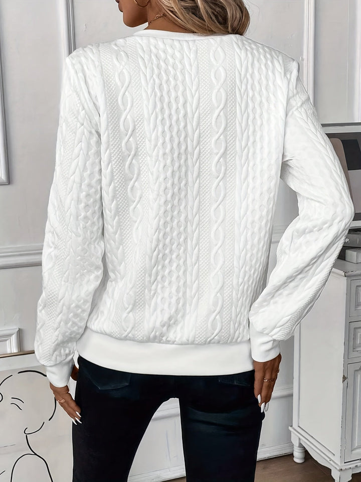 Amora Pull Femme en Maille Douce – Confort Quotidien & Élégance Décontractée