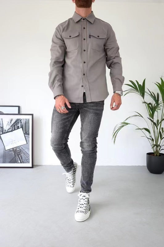 Owen Homme Surchemise – Chemise Décontractée Polyvalente avec Style Moderne & Confort