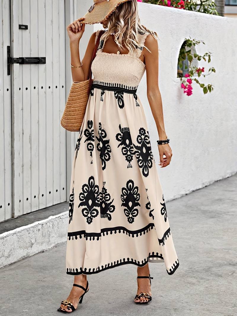 Sophie Robe Maxi Femme – Style bohème, coupe fluide flatteuse & confort léger