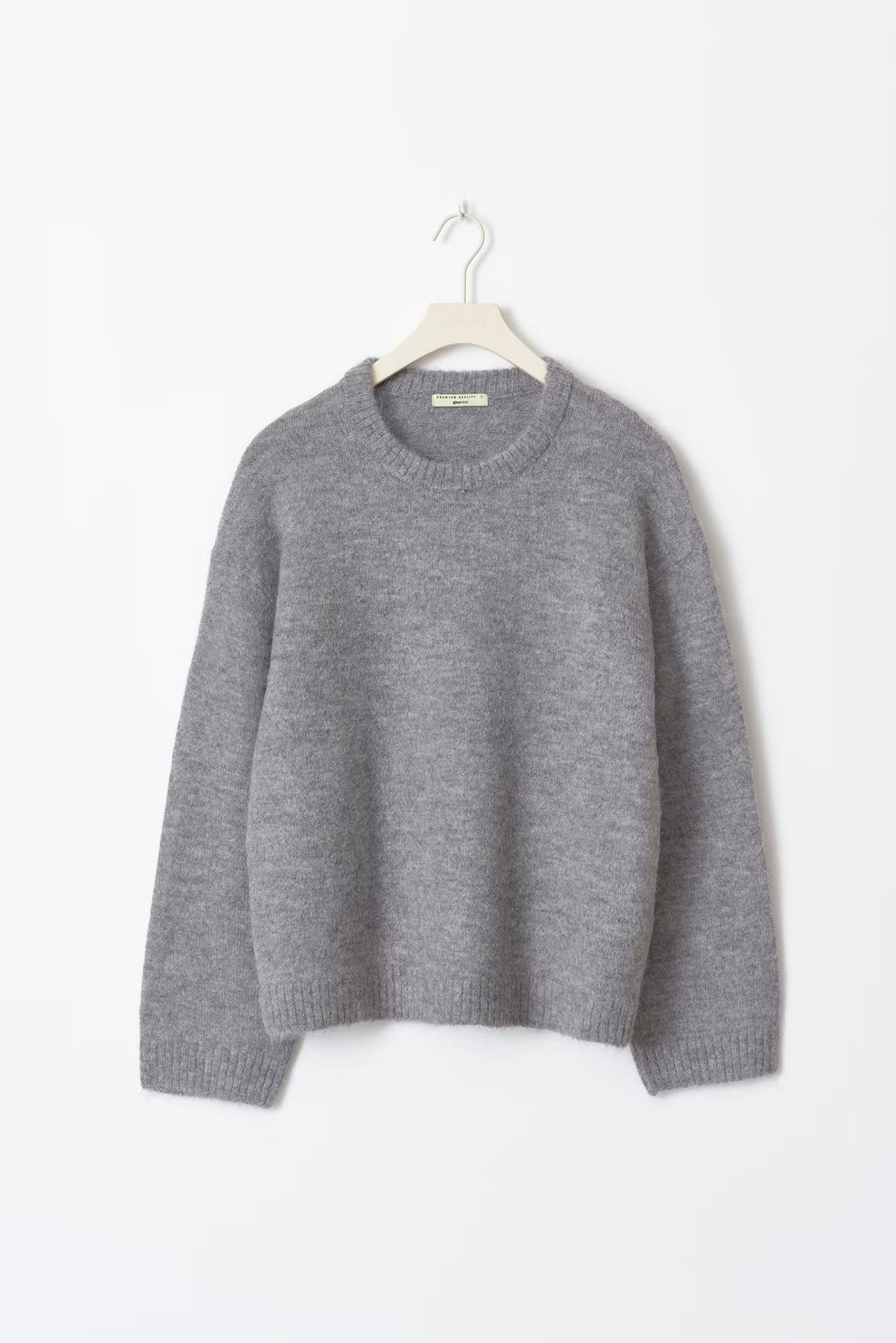 Riam Oversized Women's Sweater – Soft Knit with Balloon Sleeves, Round Neck & Elegant Fit