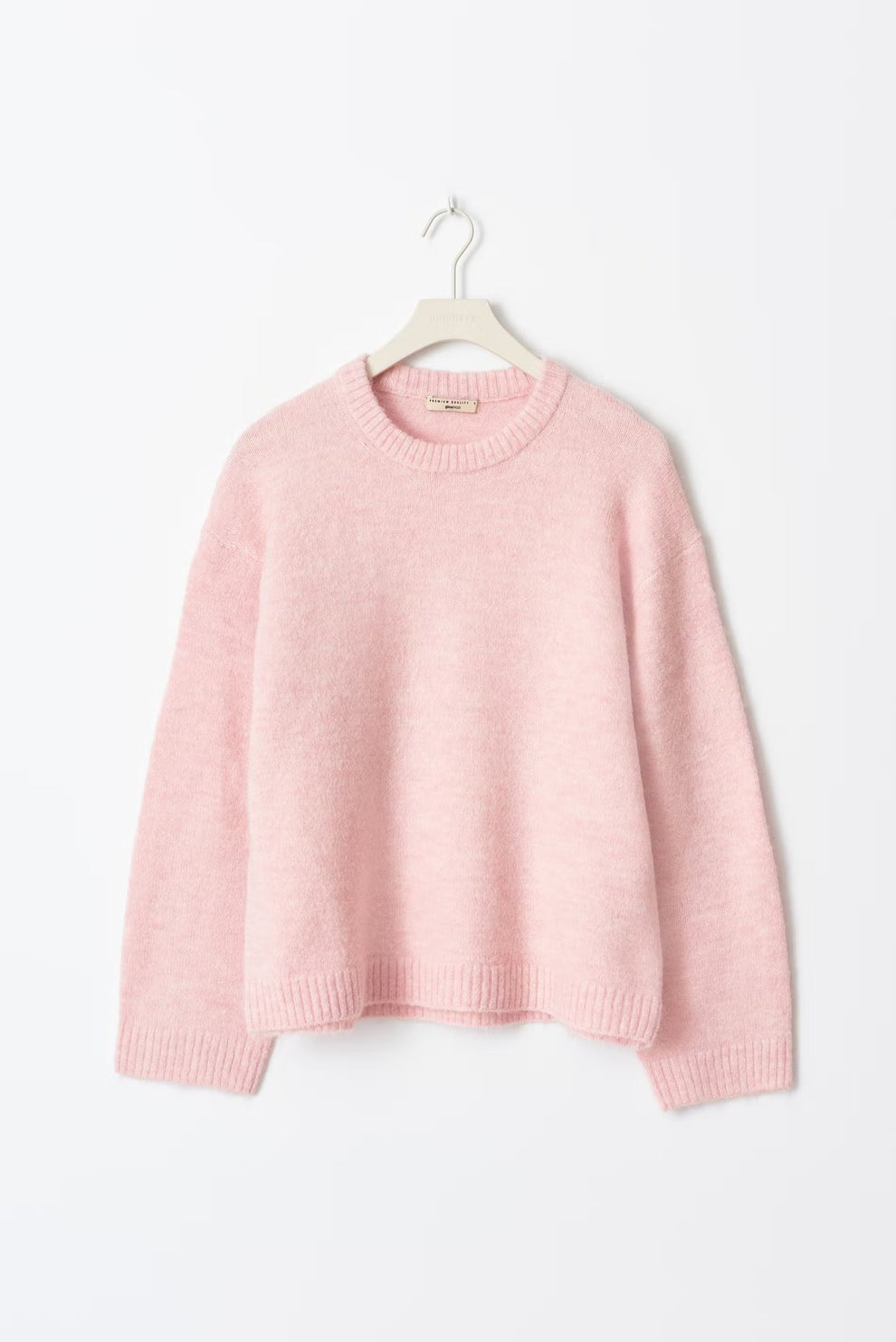 Riam Oversized Women's Sweater – Soft Knit with Balloon Sleeves, Round Neck & Elegant Fit