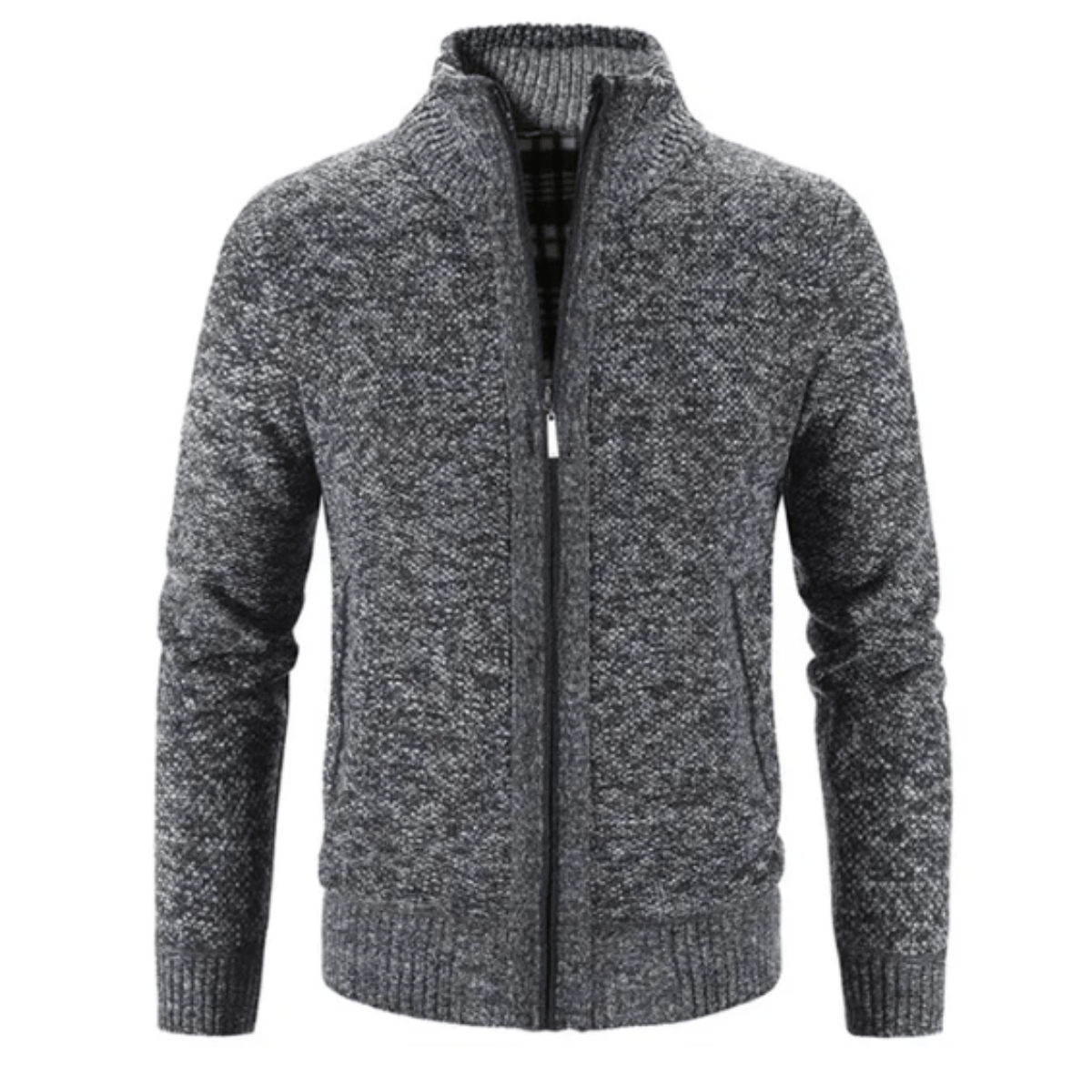 Hayden Cardigan Herren Stehkragen – Elegante & Bequeme Strickjacke für den Winter