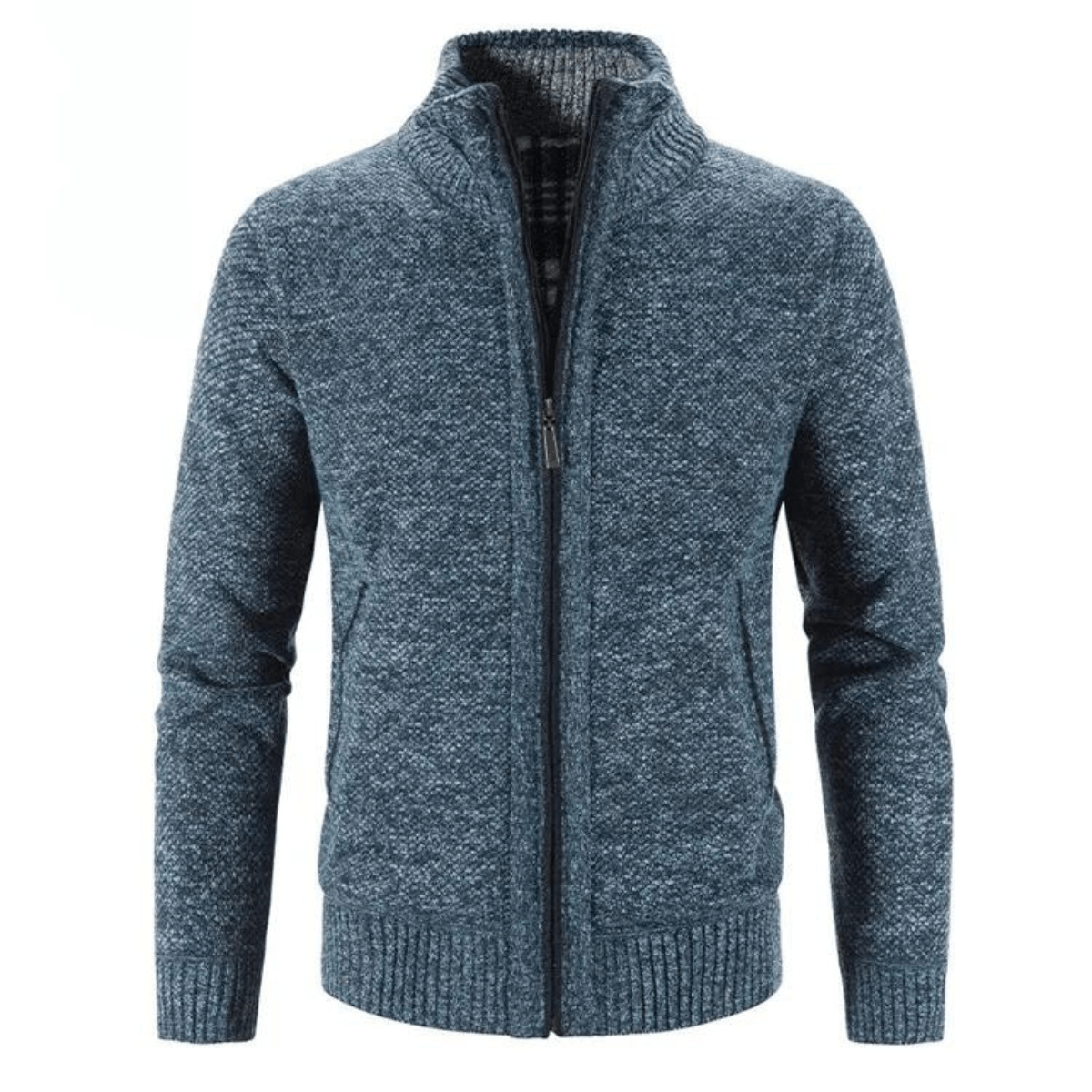 Hayden Cardigan Herren Stehkragen – Elegante & Bequeme Strickjacke für den Winter