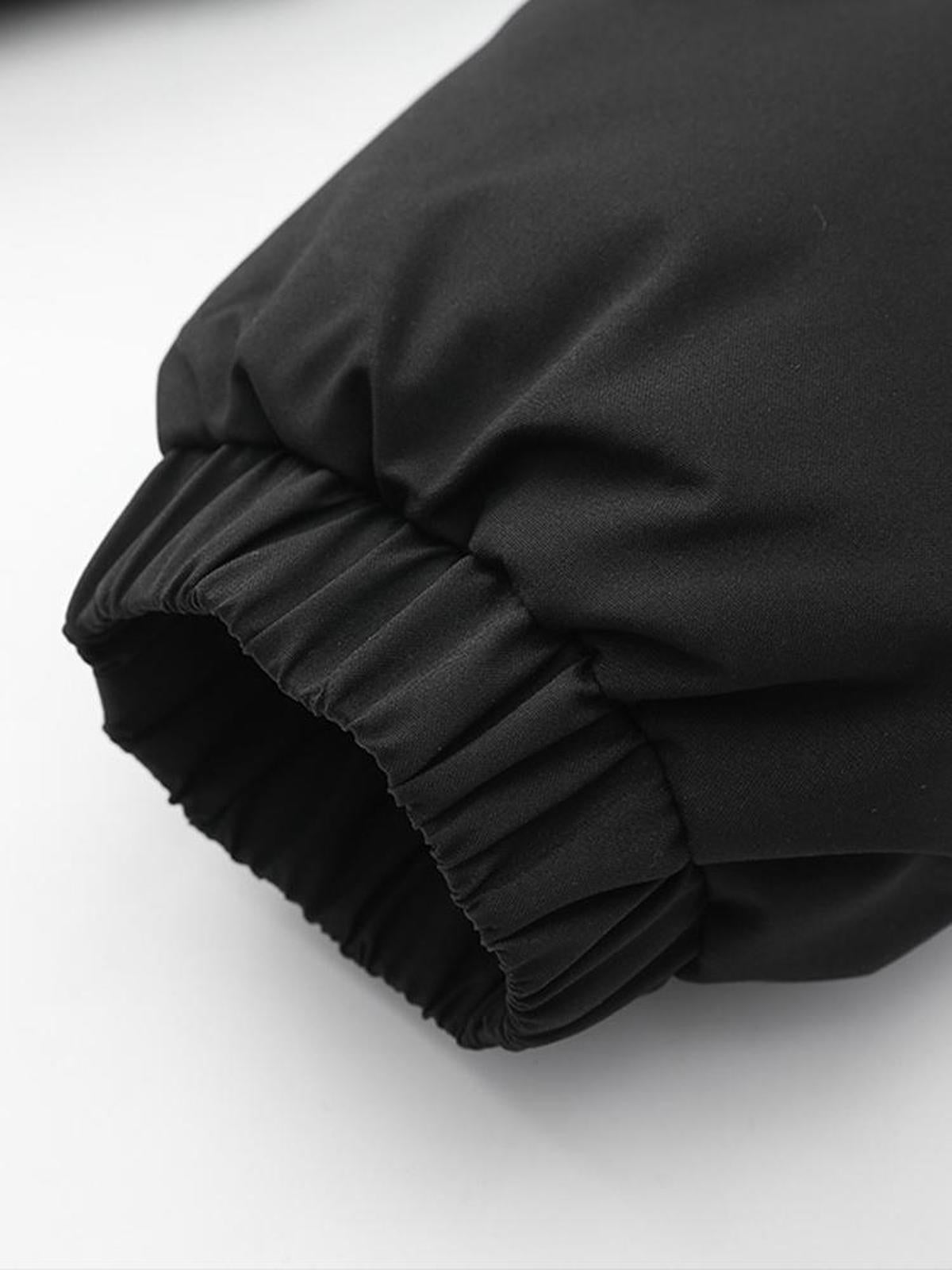 Gaithan Kurtka Pikowana Męska – Ciepły Płaszcz Zimowy z Kapturem i Zapięciem na Zamek